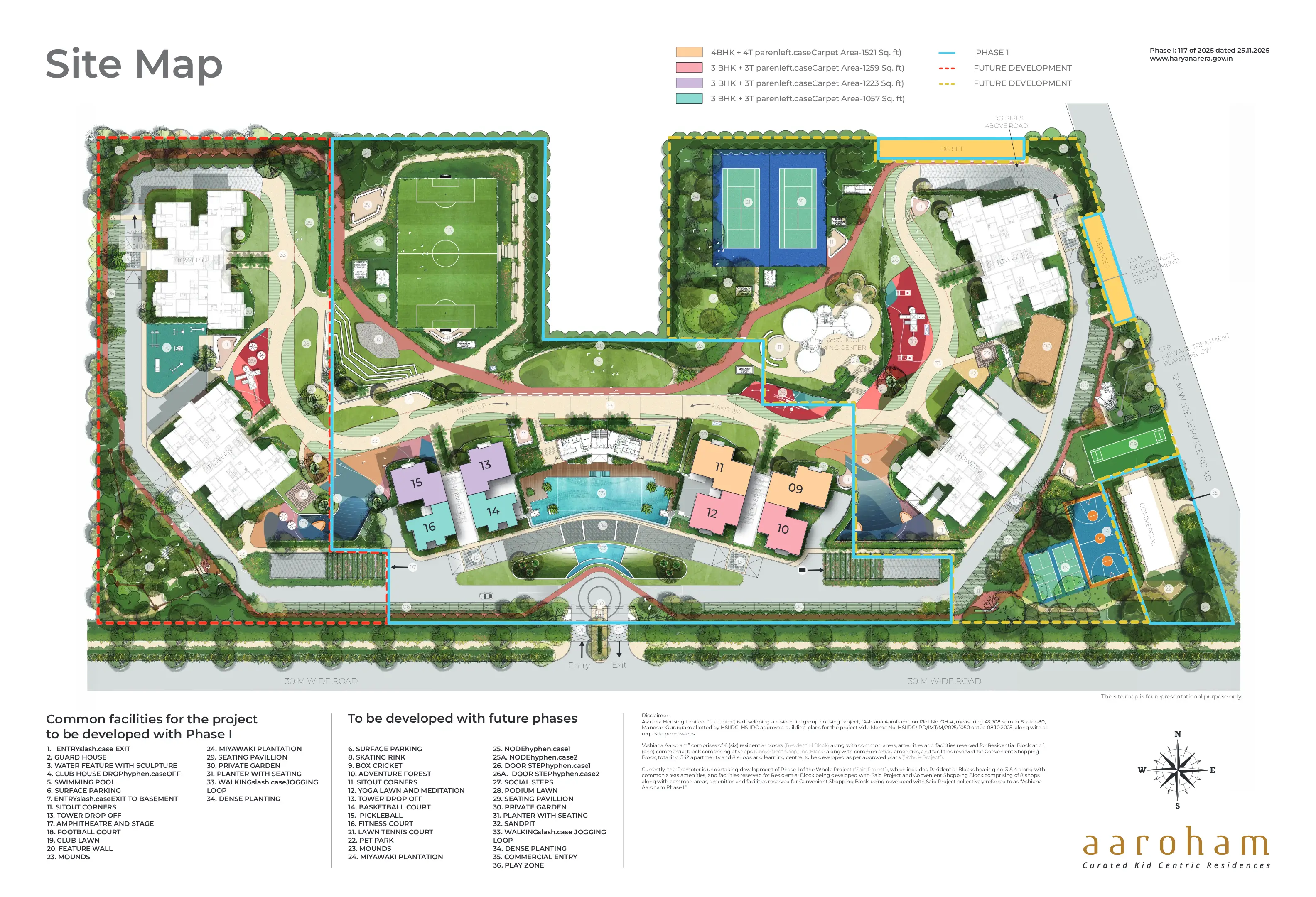 eashiana aaroham  sector 80 gurgaon  master plan